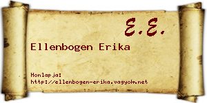 Ellenbogen Erika névjegykártya